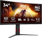 AOC CU34G4 Gaming Monitor 34 Pulgadas 180Hz Panel Fast VA, 1ms GtG, HDR10, por 204€