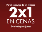 VIPS 2x1 en cenas de domingo a jueves