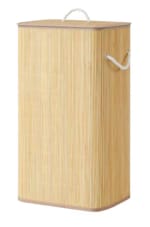 SONGMICS Cesto Ropa Bambú 90L por 13,62€