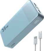 Nobis Power Bank 20000mAh 35W Cargador Portátil en azul y verde por 23.01€