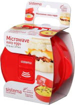 Sistema Easy Eggs Microwave Egg Cooker | 270 ml | Egg Poacher with Steam Release Ven