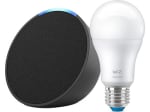 Altavoz inteligente Amazon Echo Pop + Bombilla Wiz, Bluetooth con Alexa por 34.99€
