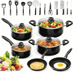 Set 23 Piezas Cocina Aluminio Antiadherente por $799 | Amazon