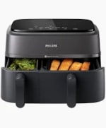 Philips Airfryer met twee baklades voor €89,95 bij Ibood