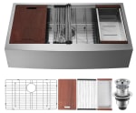 Évier de cuisine Vevor en Acier Inoxydable - 91 x 56 x 23 cm à 163,90€