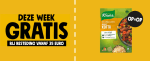 Gratis Knorr Grikse Kofta bij besteding van € 35 bij de Jumbo