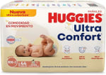 Huggies Ultraconfort 44 Pañales para Bebé Recién Nacido por $126 | Descuento Amazon
