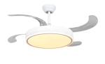 Ventilador techo LED 36W Blanco 3 temperaturas mando por 30,34€