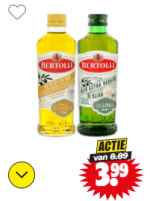Bertolli olijfolie voor €3,99 bij Dirk