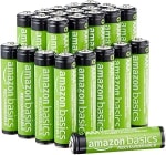 Amazon Basics paquete 24 pilas AAA NiMH recargables, 800 mAh por 13.98€
