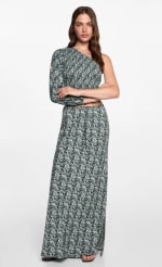 Falda larga con estampado floral por 4.99€