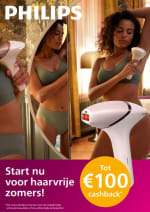 Tot €100 cashback op vrouwelijke verzorging apparaten van Philips