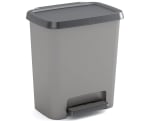 Papelera Compacta Curver Kis con Pinzas para Puerta 25L Gris por 19,95€