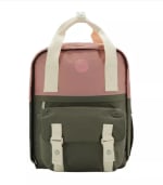 Mochila Oktowise Praga Rosado con Café por $20.990