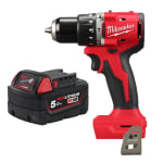 Milwaukee M18BLPDRC-0 / DeWalt DCD796N / Makita DHP458Z Combi Drill & 5.0ah Battery
