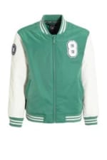 Me & My Monkey baseball jacket Paul groen voor €19,49 bij Kleertjes