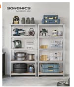 SONGMICSHOME 5-Laags Opbergrek Set van 2, voor €28,99 dmv code bij Songmics