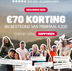 €70 korting bij besteding van ten minste €200 bij Revolutionrace