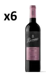 6 Botellas de Beronia Graciano 2020 por 44€