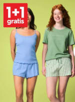 1+1 gratis op dames nachtmode bij HEMA