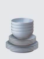 Denby Sky Blue Stoneware Dinnerware Set (12-Piece) – £90 (50% Off)