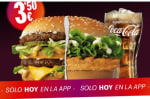 Hoy desde la App McDonls Big Mac o Mcpollo + bebida pequeña por 3.50€