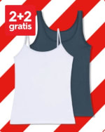 2+2 gratis op dameshemden bij HEMA