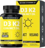 Vitamina D3 + K2 + MCT Oil Vegano $160 | Oferta Amazon