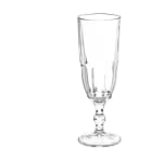 Flûte à champagne en verre transparent Country à 1€