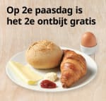 2e paasdag is het 2e ontbijt gratis bij Ikea