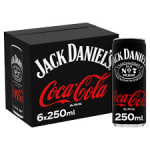 Jack Daniel’s & Coca-Cola 6x250ml RTD – £2.63 Instore Tesco