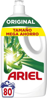 Ariel Detergente Líquido 80 Lavados por 18,99€