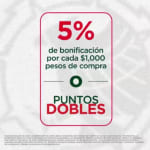 Bonificación de 5% o puntos dobles | Banorte | 100% extra si gana México