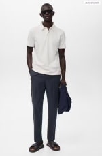 Mango Outlet Polo Algodón Piqué Slim Fit por 12,99€
