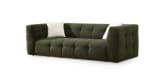 Canapé tissu Cady 3 places vert CONCEPT1 à 1.157€