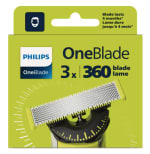 3 recambios cuchilla flexible 360 Philips OneBlade por 23.79€