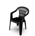 Fauteuil de Jardin Empilable Plastique Gris anthracite Lyra à 5,99€