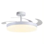 Ventilador de techo Blanco Narvi 3 Palas retráctiles luz LED 45W por 33.14€