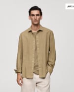 Camisa classic fit lino por 9.99€