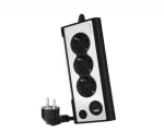 Regleta Nanocable Interruptor 3 Tomas USB-A + USB-C + Luz Negro 7.95€