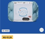 6 Kipster Eieren voor €1,29 met de Lidl plus app