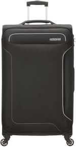 American Tourister 108L Large Spinner Suitcase Black Deal