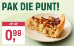 Appeltaart voor €0,99 bij aankoop van een warme drank bij La Place
