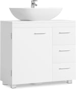 VASAGLE Mueble Bajo Lavabo con 3 Cajones, 2 Compartimentos por 45.49€