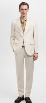 Americana traje Amalfi 100% lino slim fit - Hombre por 29.99€