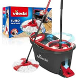 Vileda Turbo, Set de fregona con Cubo, Pedal y Palo telescópico por 29.99€