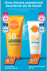 Zenova zonnebrand vanaf €3,44 in de weekactie