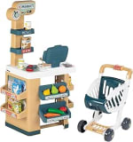 Smoby supermarkt speelset met winkelwagen en kassa voor €29,62 bij Amazon