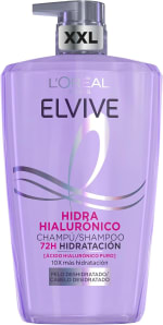 2 botes L'Oréal Paris Elvive Hidra Hialurónico Champú 72h Hidratación, 1L por 12.29€