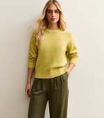 Bright Green Crew Neck Jumper – Sizes S & XL – £6 with Free C&C